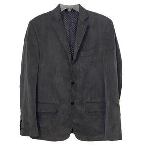 Murano Gray Two Button Suit Blazer Jacket Mens Size Medium Career Business